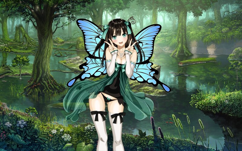 Fairy in a forest