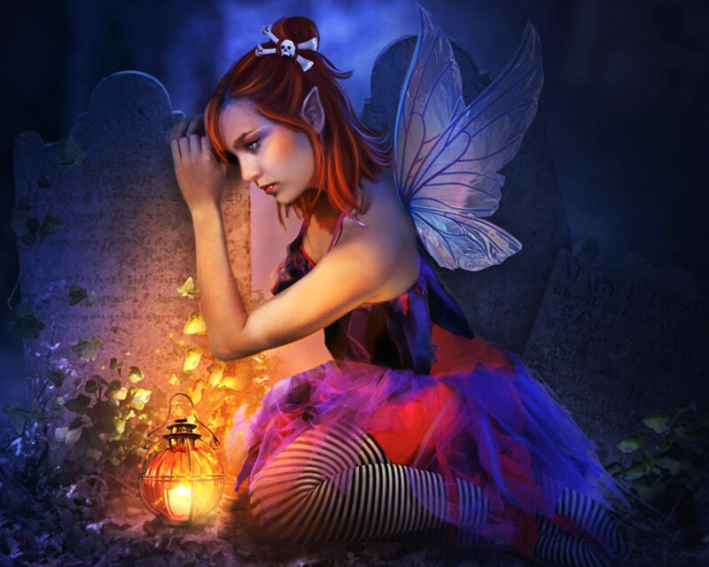 Fairy in a Graveyard
