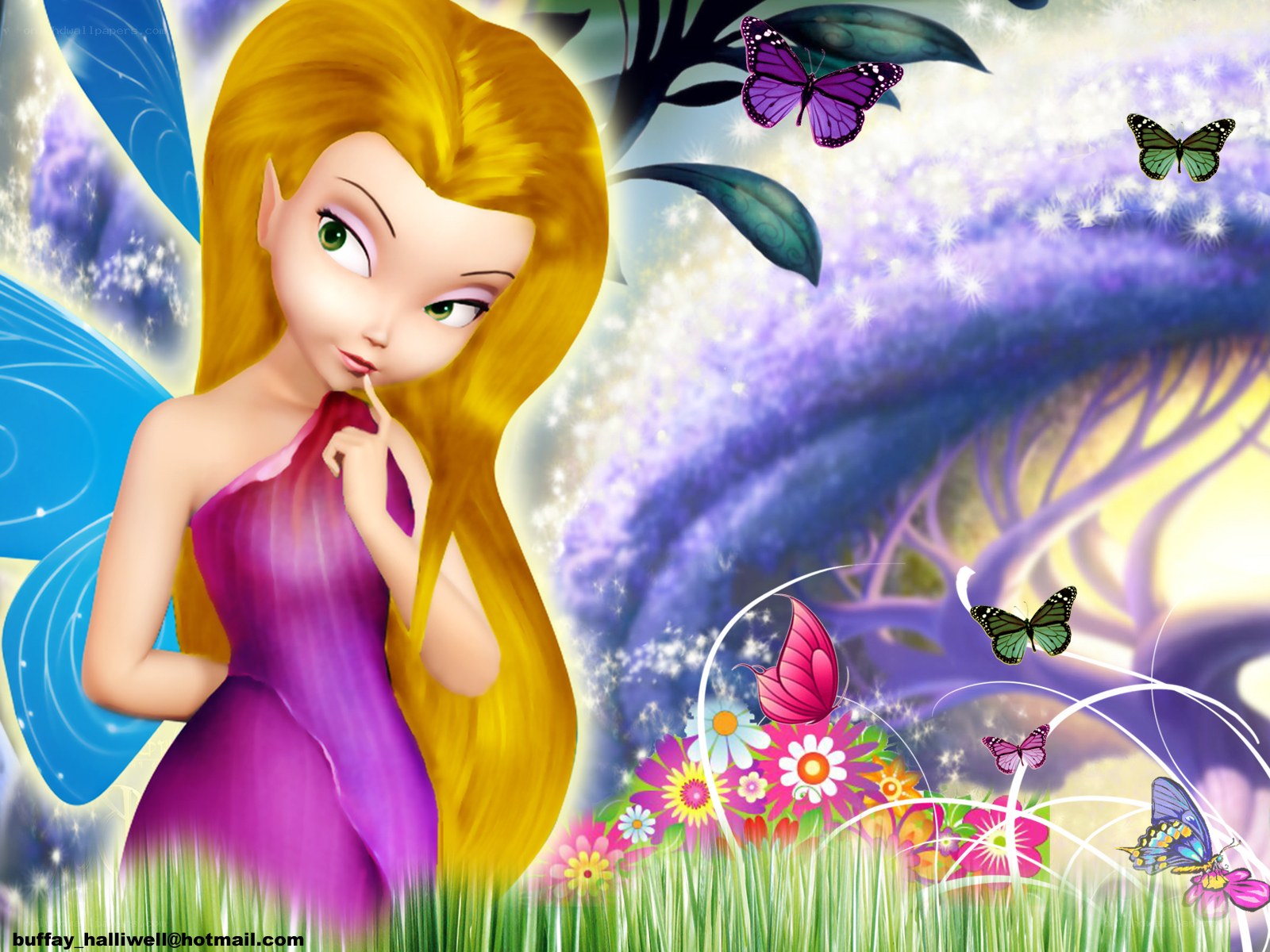 fairy in a magical garden