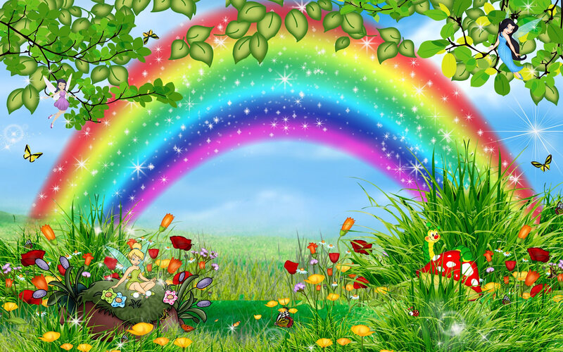 Fairy in a Meadow — Green, Whimsical, Afternoon