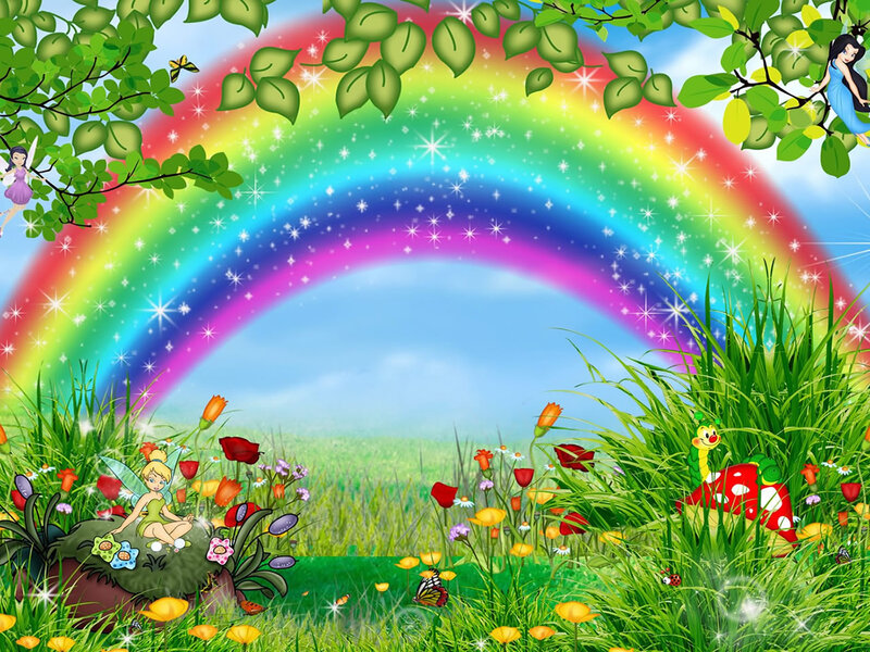 Fairy in a Meadow — Green, Whimsical