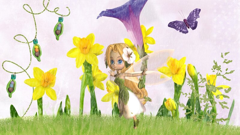 Fairy in a Rainstorm
