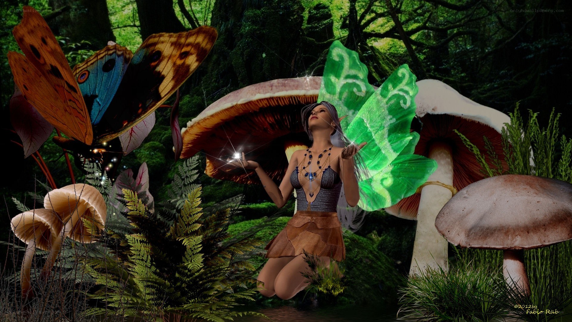 fairy in enchanted forest