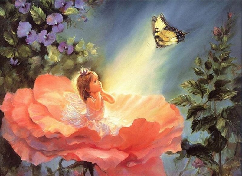 Fairy in Flower — Pink