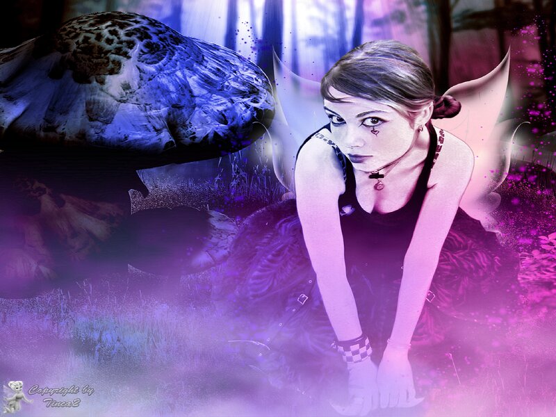Fairy in Forest — Purple, Fantasy