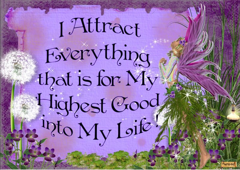 Fairy in Garden — Purple, Magical, Digital Art