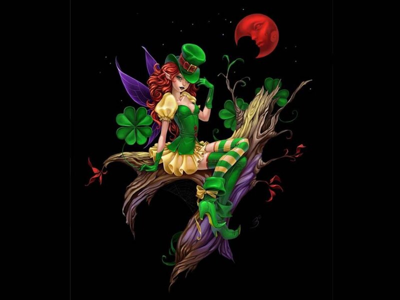 Fairy in Leprechaun Hat