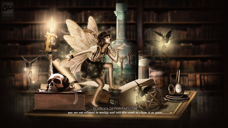Fairy in Library