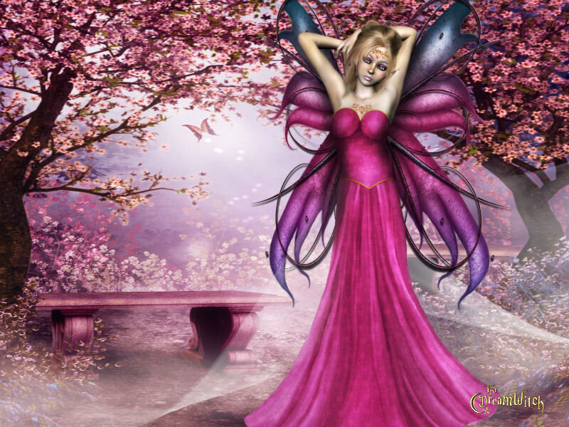 Fairy in Pink Dress