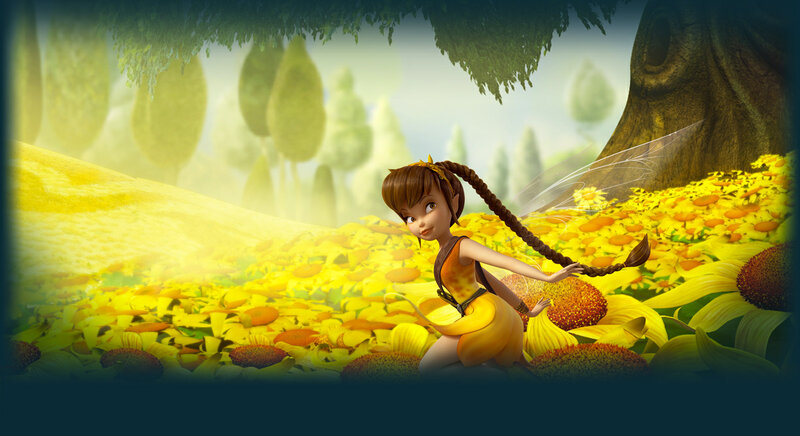 Fairy in Sunflower Field — Yellow, Serene