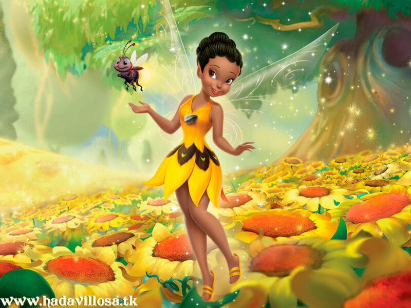 Fairy in Sunflower Field — Yellow
