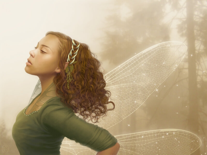 fairy in the mist