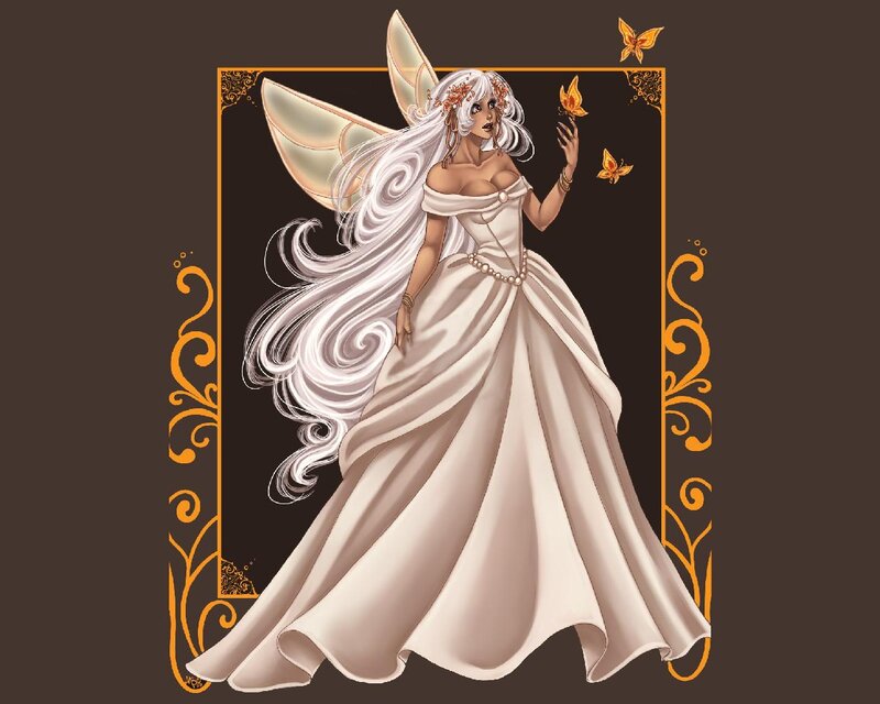 Fairy in White Gown