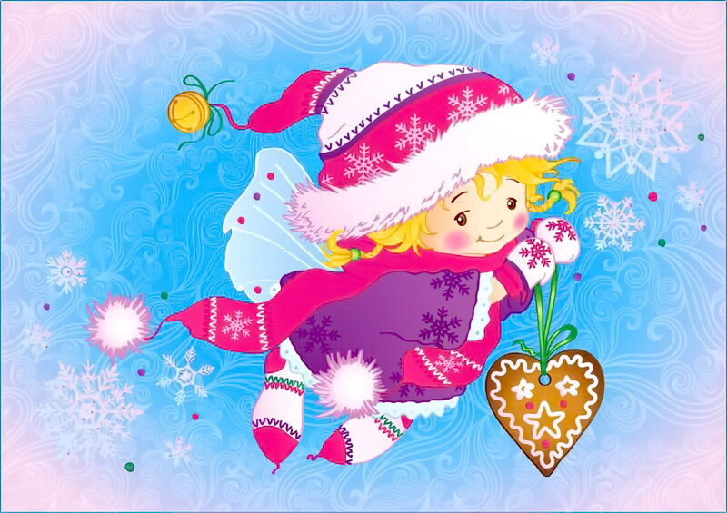 Fairy in Winter Clothes