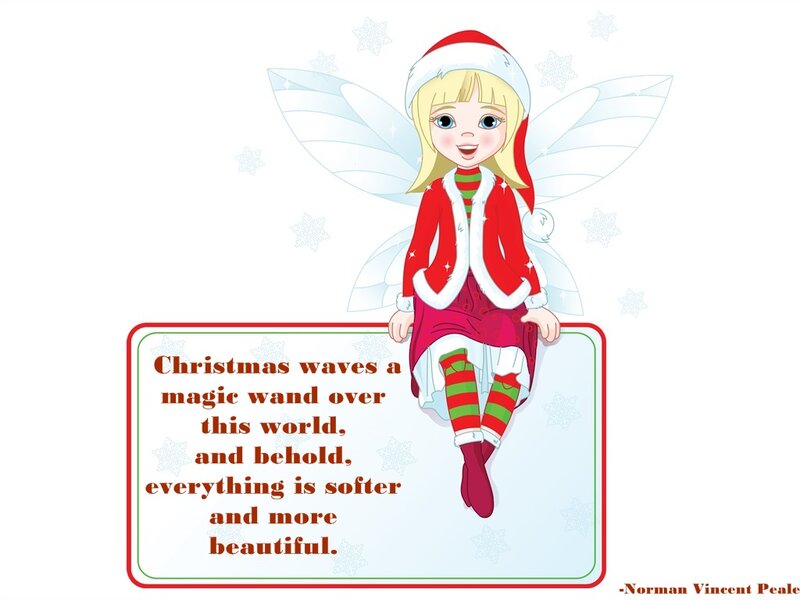Fairy in Winter Outfit