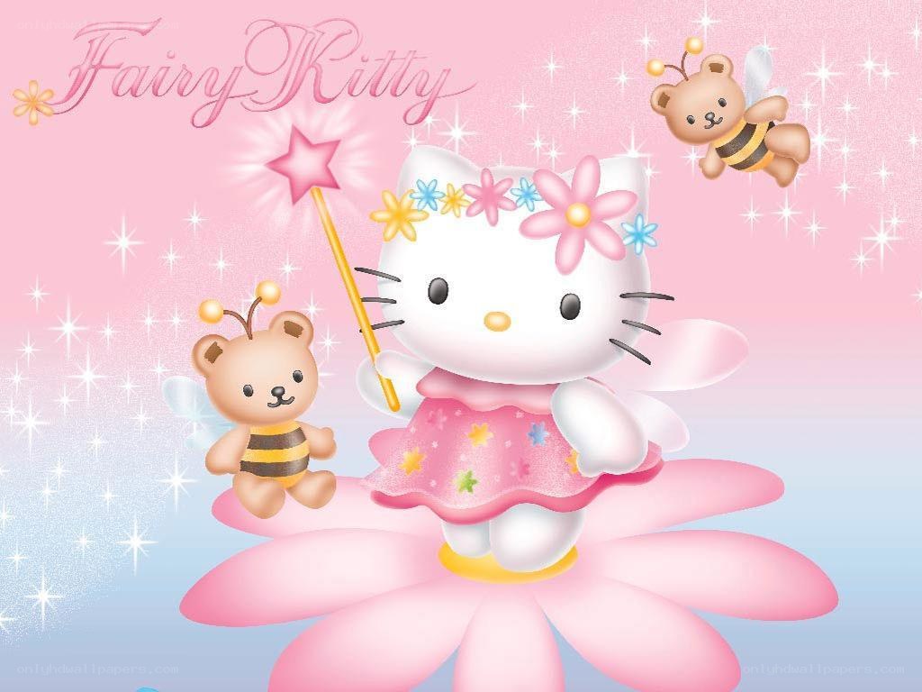 Fairy Kitty on a flower