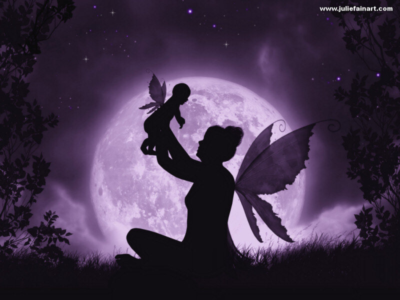 Fairy Mother Holding Child