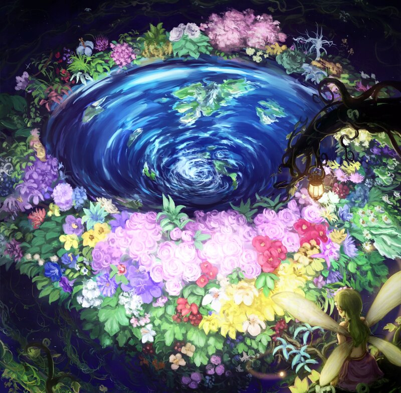 Fairy Near a Vortex