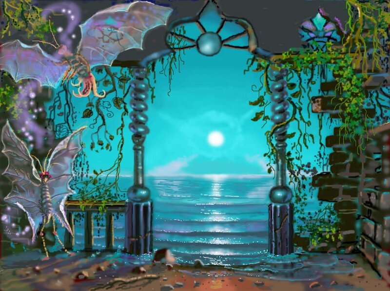 Fairy Near Ocean Arch
