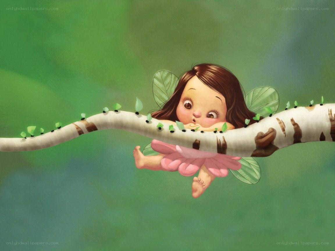 fairy on a branch