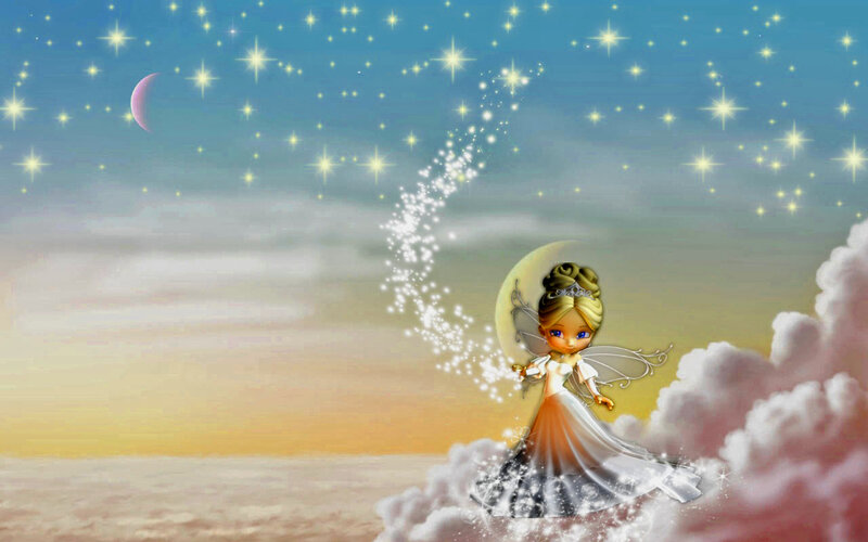 Fairy on a Cloud — Blue