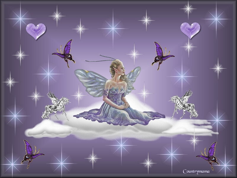 Fairy on a Cloud — Purple