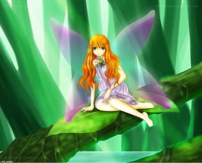 fairy on a leaf