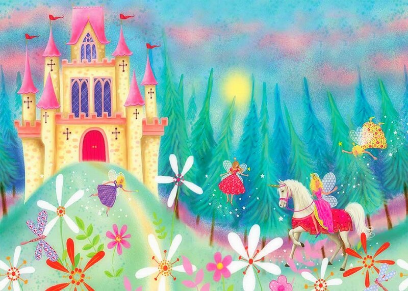 Fairy on a Unicorn — Pink
