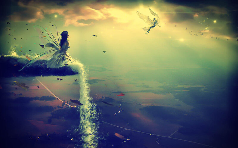 Fairy on Floating Rock