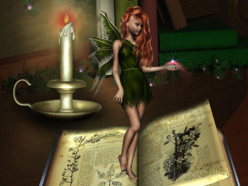 Fairy on Open Book