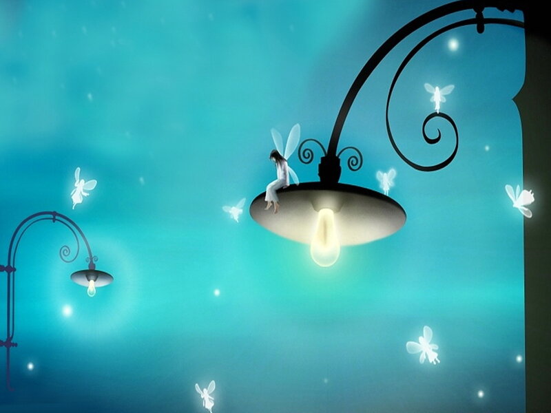 Fairy on Street Lamp