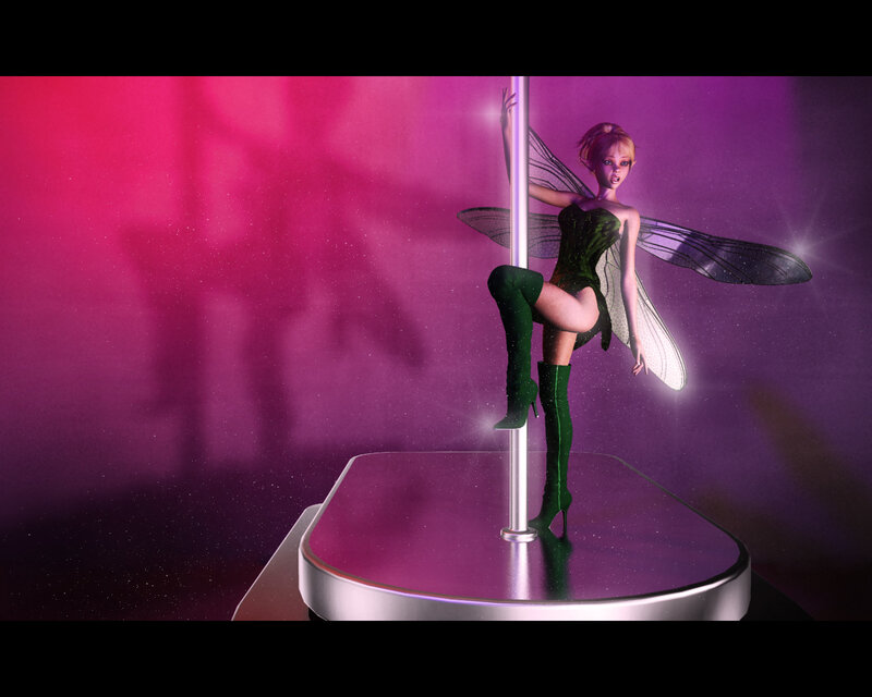 fairy pole dancer