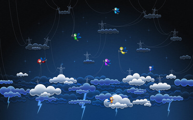Fairy power grid network