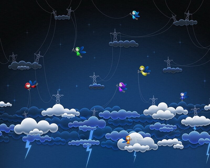 Fairy power line workers