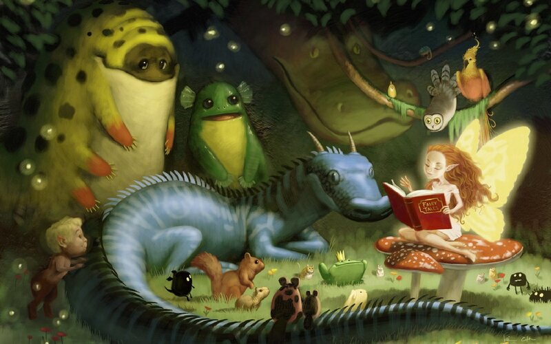 Fairy Reading to Creatures