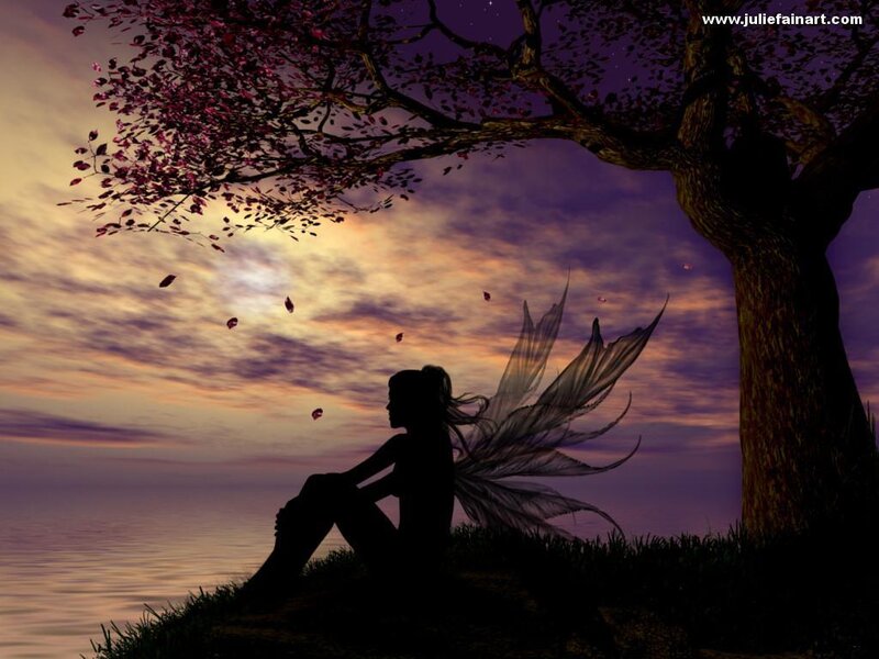 Fairy Silhouette at Dusk