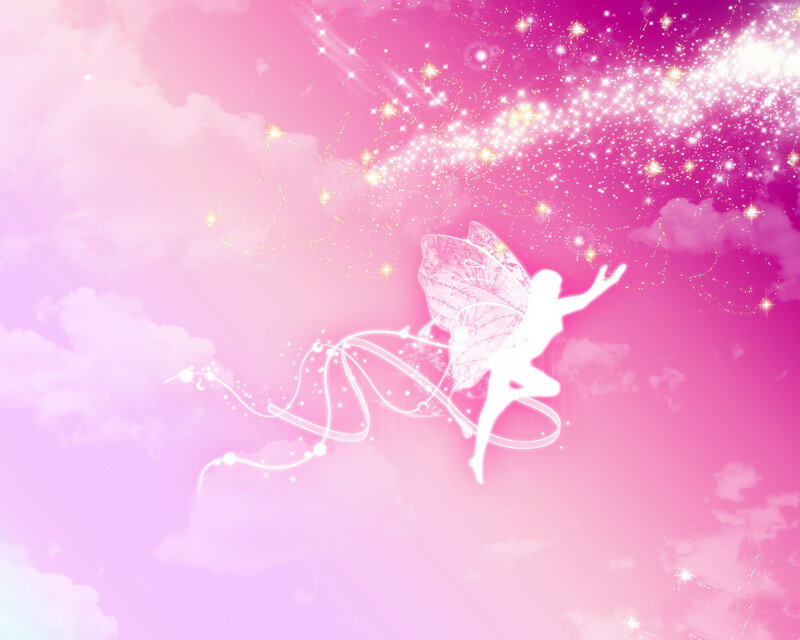 Fairy Silhouette in Sky