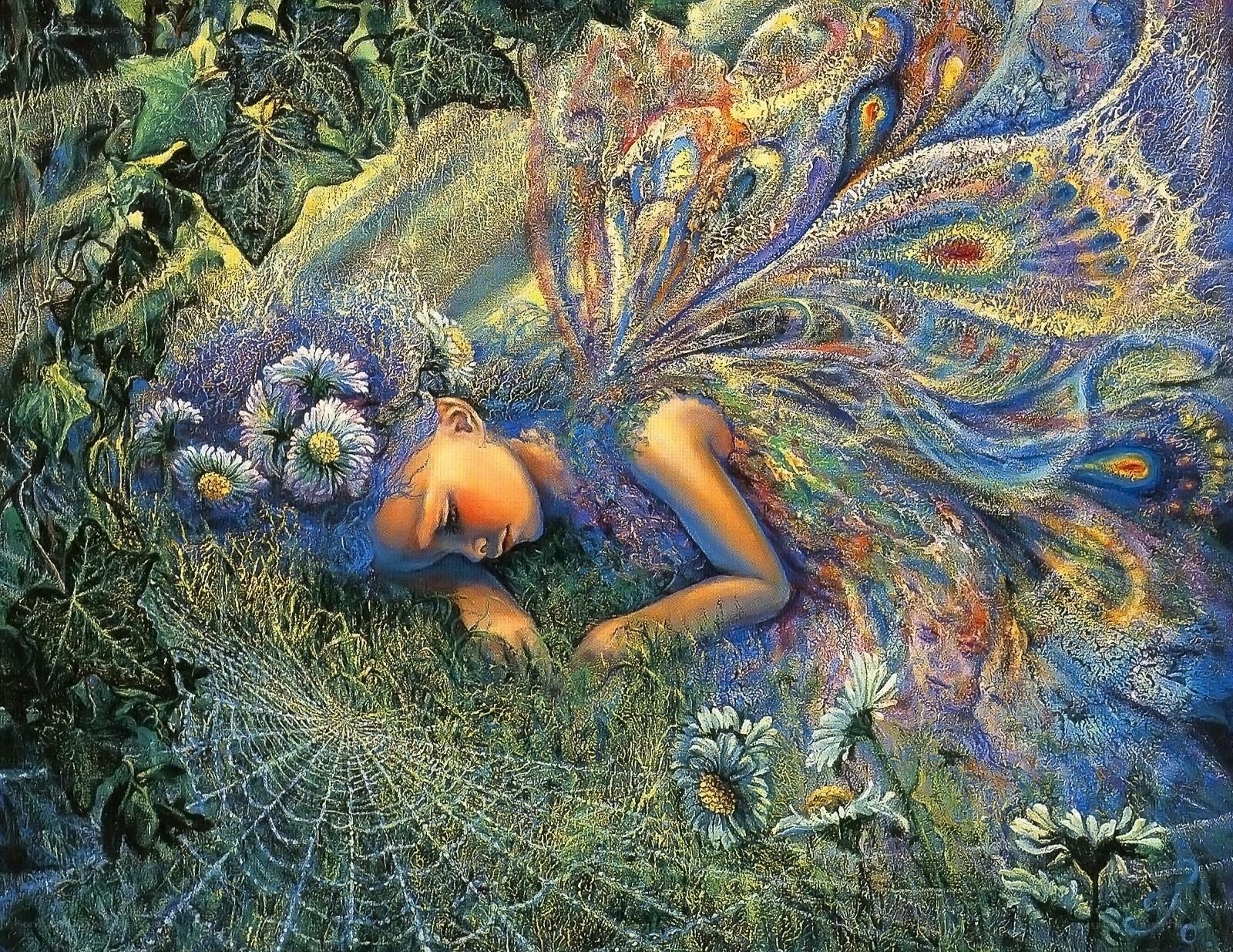 Fairy Sleeping in Garden