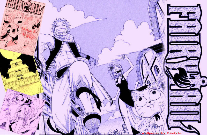 Fairy Tail anime collage