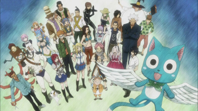 Fairy Tail cast group shot