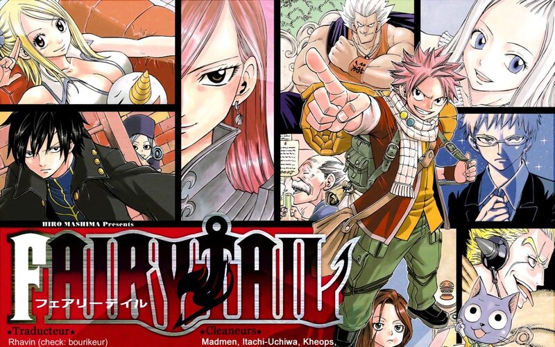 Fairy Tail character collage