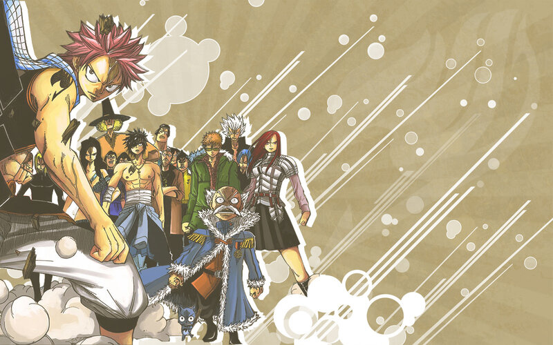 Fairy Tail characters group