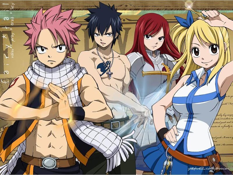 Fairy Tail characters group