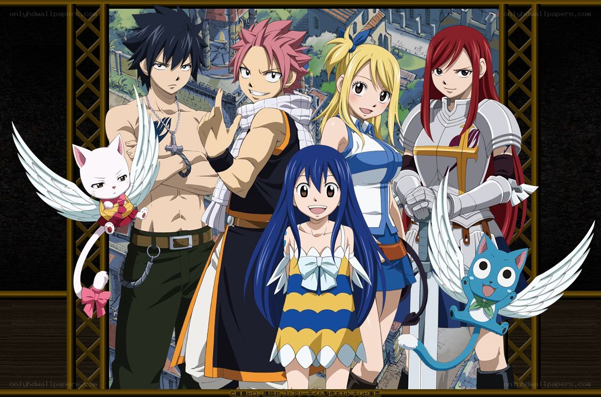 Fairy Tail characters group
