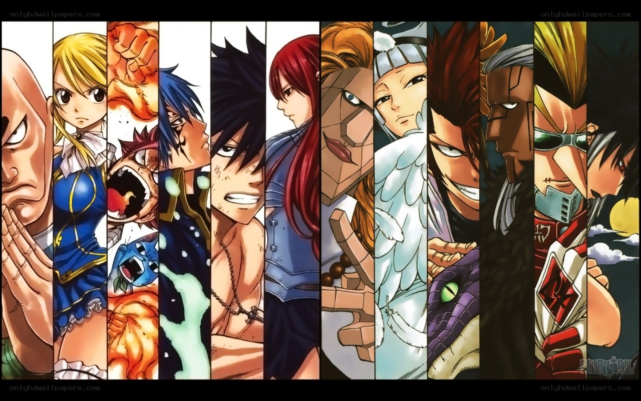 Fairy Tail characters lineup