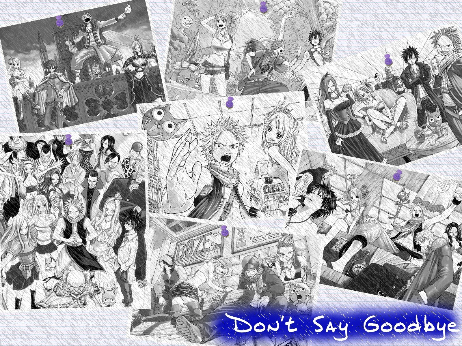 Fairy Tail collage art