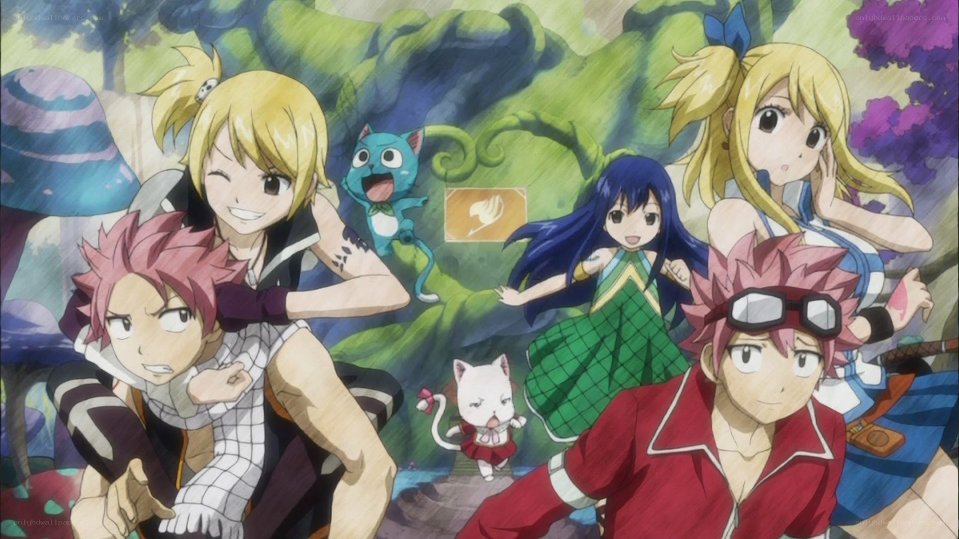 Fairy Tail group portrait