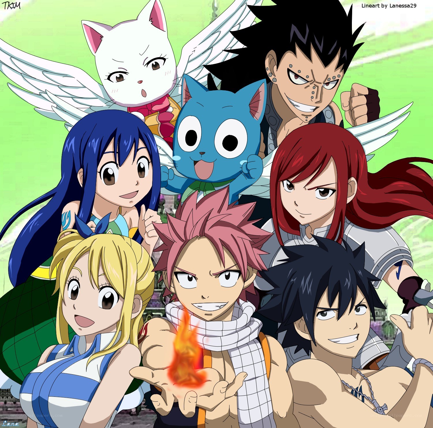Fairy Tail group portrait