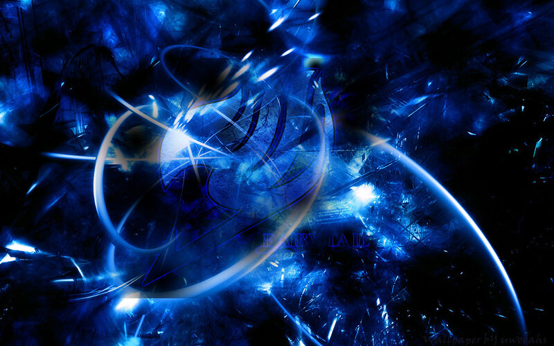 Fairy Tail Logo — Blue, Energetic