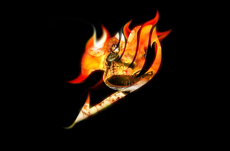 Fairy Tail logo with Natsu